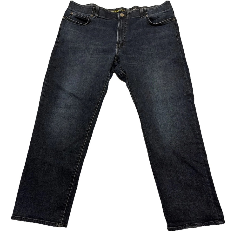 LEE EXTREME MOTION MVP ATHLETIC FIT TAPERED LEG JEANS; 42X30 Dark Wash - Picture 2 of 8